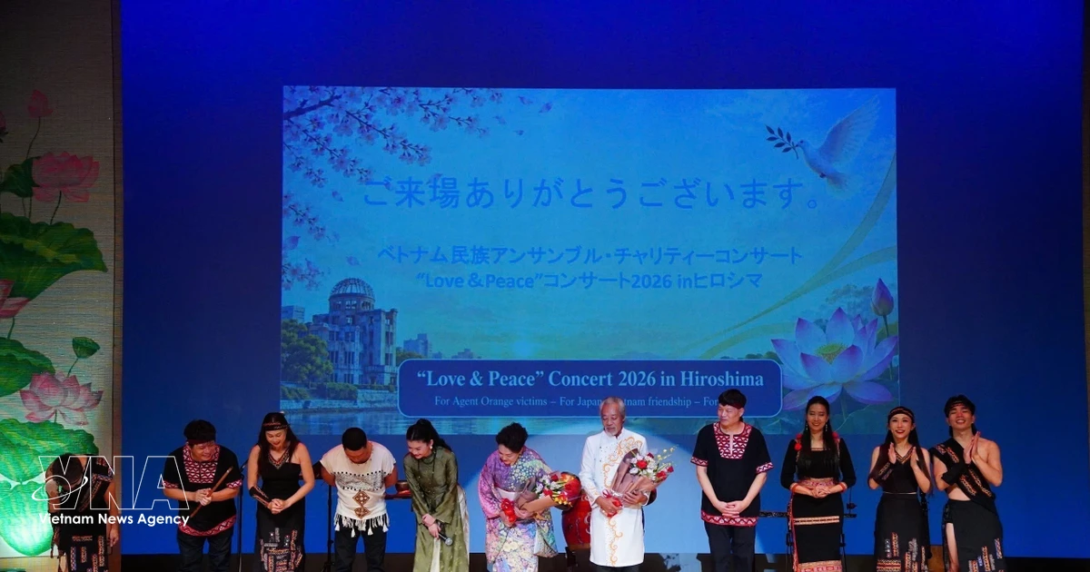 Lễ hòa nhạc Hiroshima tôn vinh hòa bình và tình hữu nghị Việt-Nhật