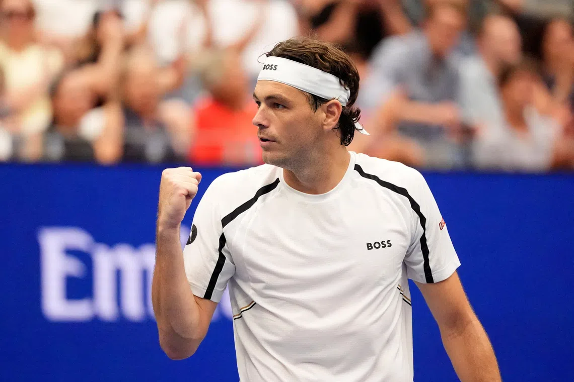 Fritz powers past Blanch to reach US Open second round
