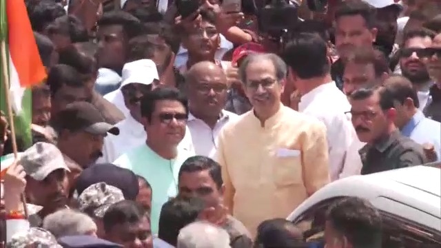 Thackeray cousins lead joint Mumbai protest over Gyanesh Kumar issue
