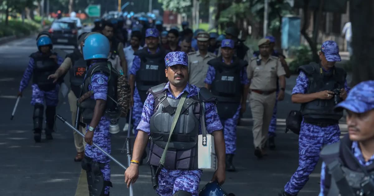 Delhi gears up for second day of protests against election chief