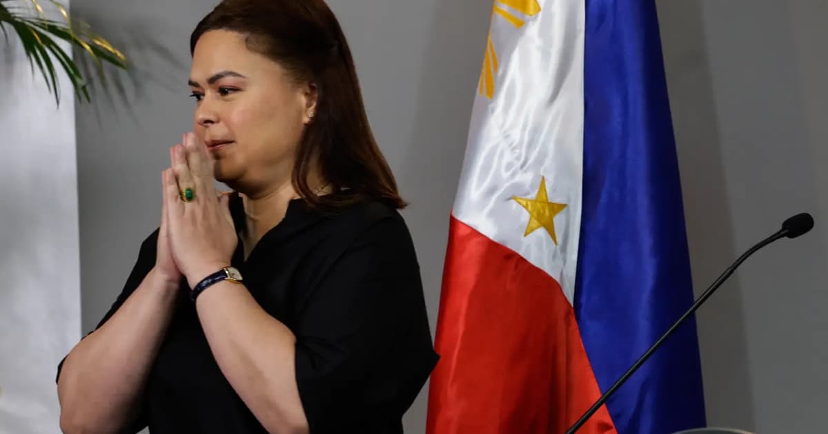 Naib Presiden Filipina Duterte Bayar Jaminan atas Ancaman kepada Marcos