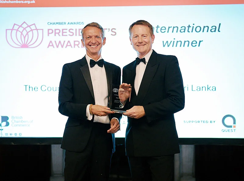 Sri Lankan business leader wins inaugural BCC international award