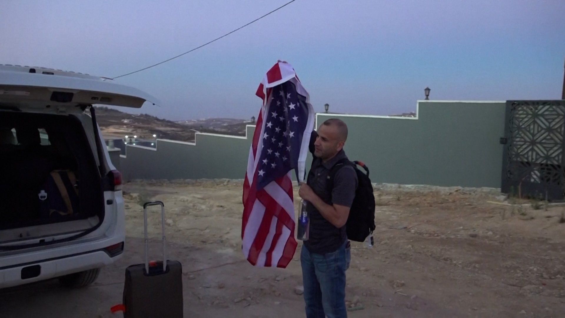 Palestinian-American fears for family safety as settlers encircle West Bank home