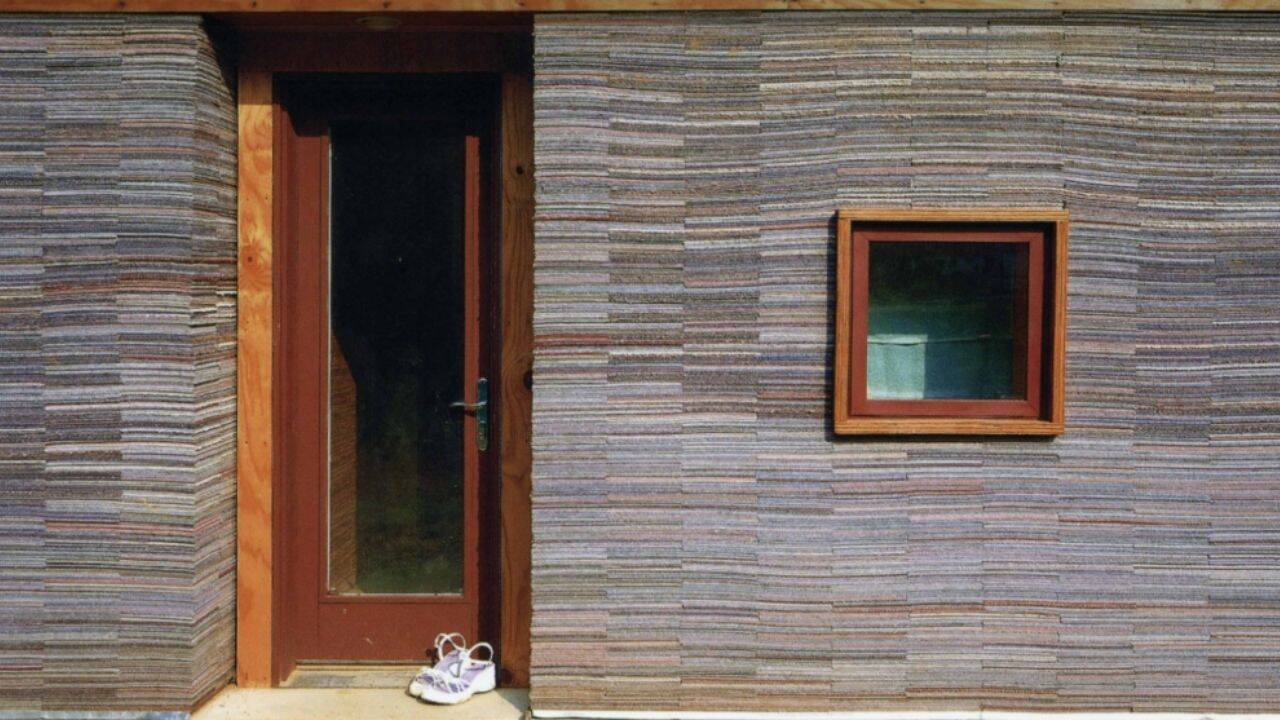 Recycled carpet tiles transformed into Alabama home in innovative student project