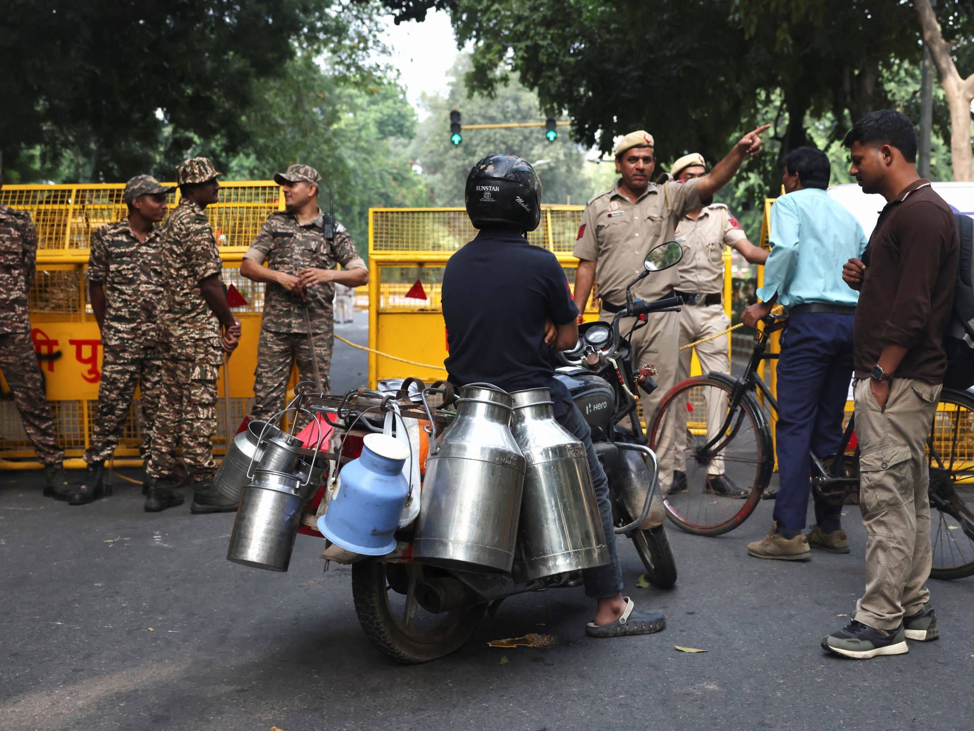 Delhi implements security measures ahead of student-led protest movement