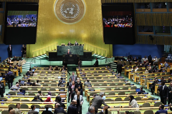 Dozens of nations walk out during Netanyahu's UN General Assembly address