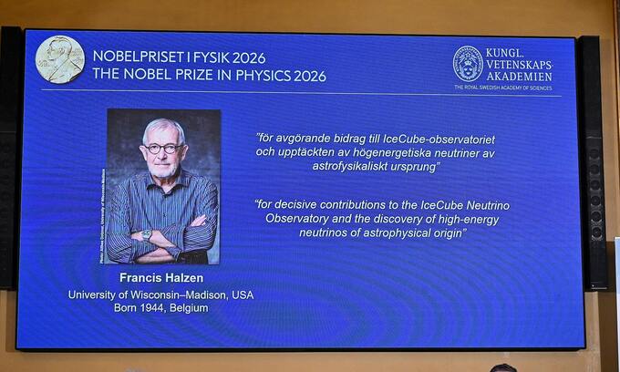 Belgian physicist wins Nobel Prize for Antarctic ghost particle detection
