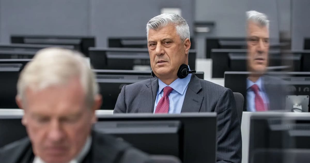 Bekas Presiden Kosovo Dihukum 25 Tahun atas Jenayah Perang