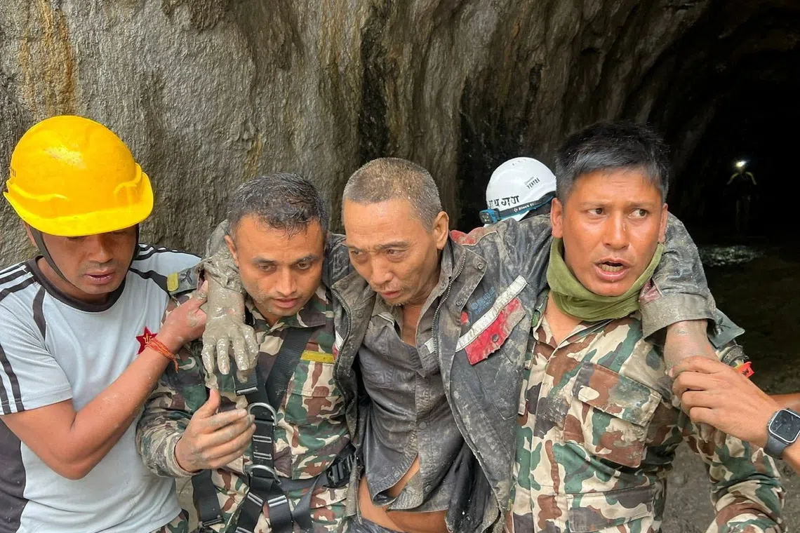 Chinese national pulled alive from Nepal tunnel 10 days after disaster