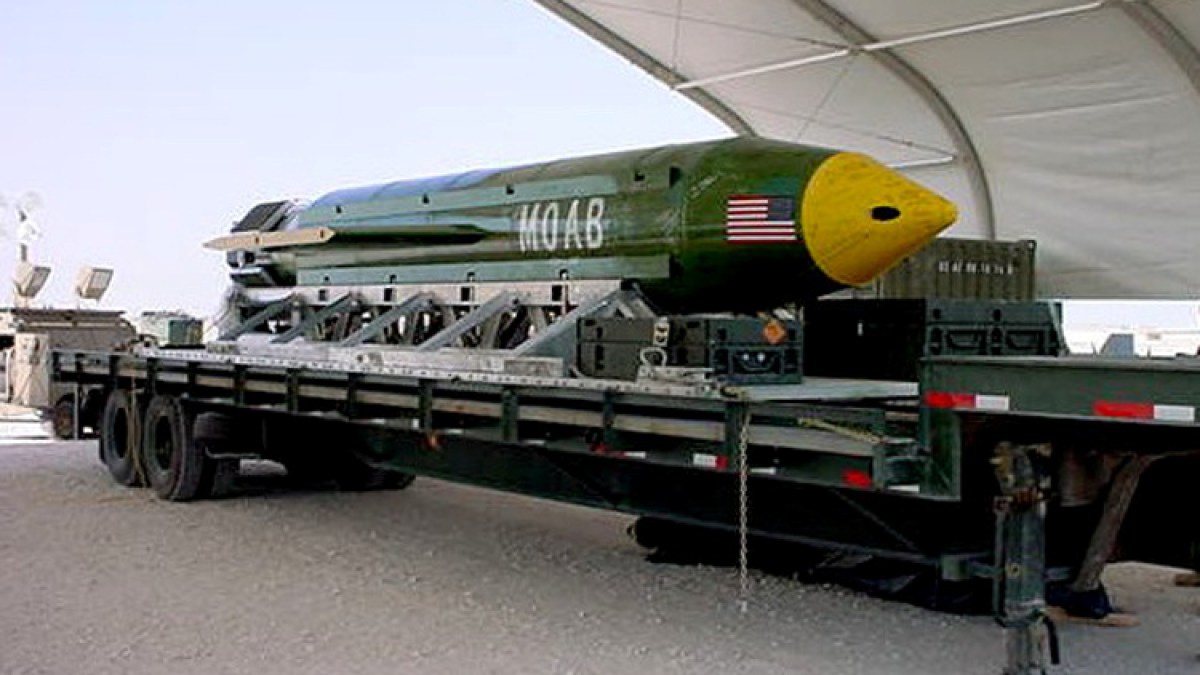 US Military Weighs Use of Massive Ordnance Air Blast Bomb Against Iran
