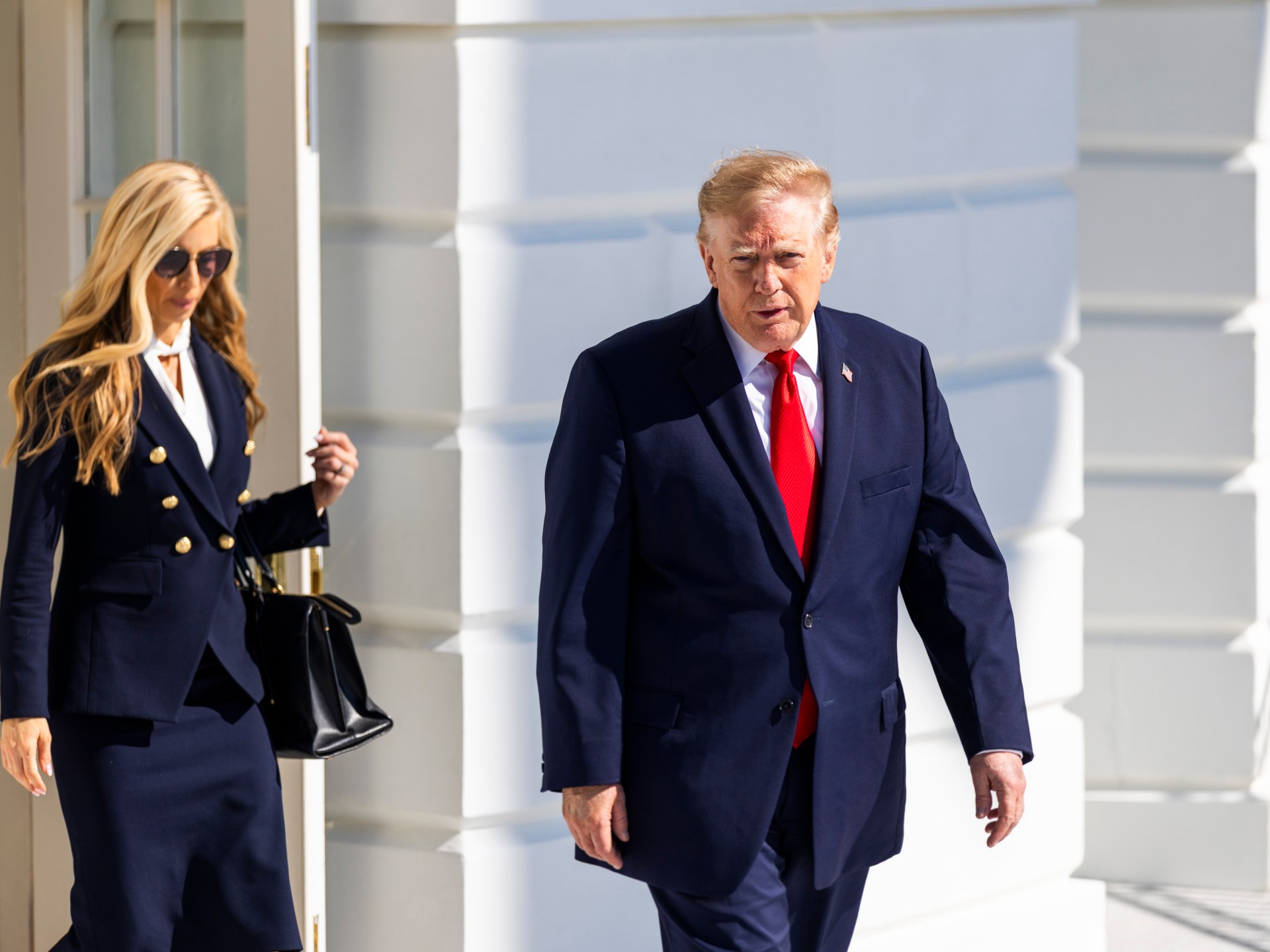 Trump's White House press secretary departs after tumultuous five-day stint