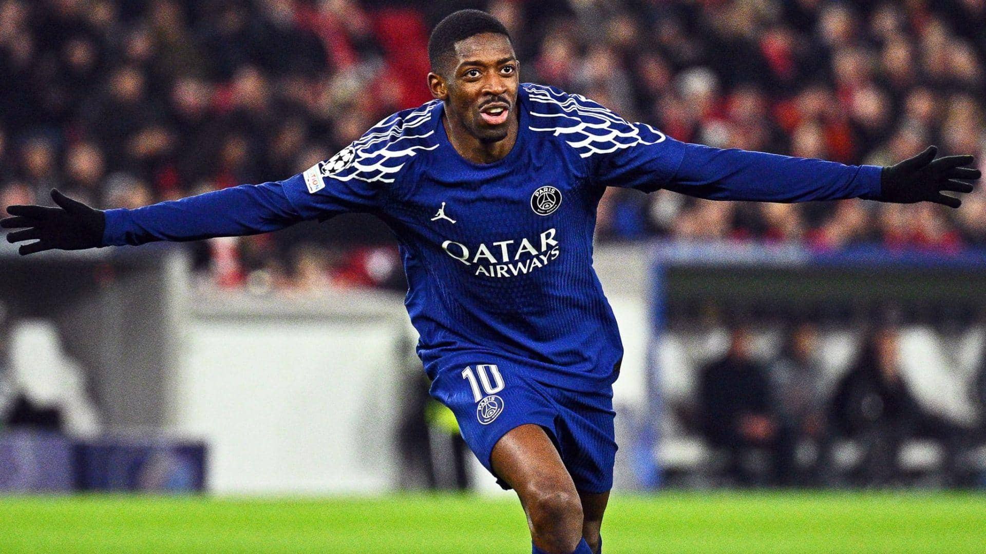 PSG's Dembele and Kvaratskhelia suffer injuries in Barcelona Champions League clash