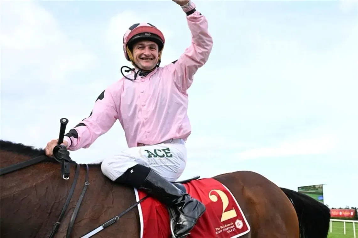 Hotazhell Delivers Shock Victory in Irish Champion Stakes