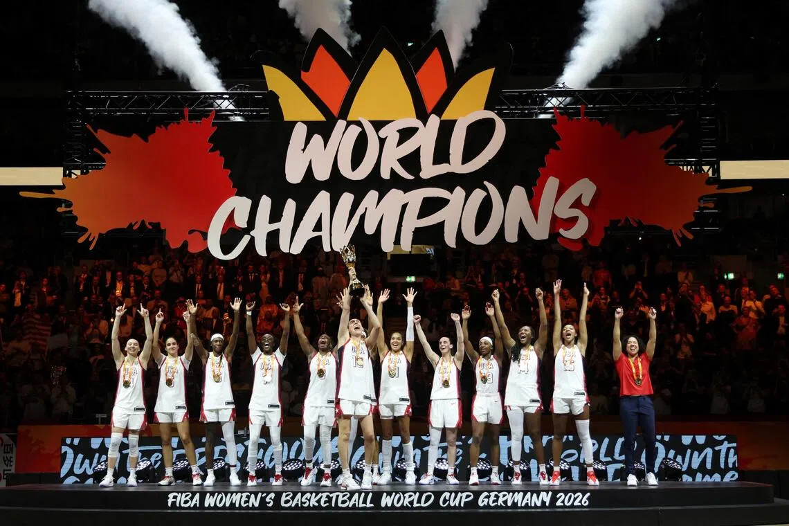 United States wins 12th basketball World Cup after edging France