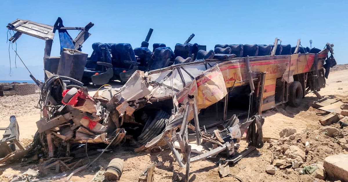 Kemalangan bas di Sinai Mesir tewaskan 22 orang, termasuk 10 rakyat Jordan