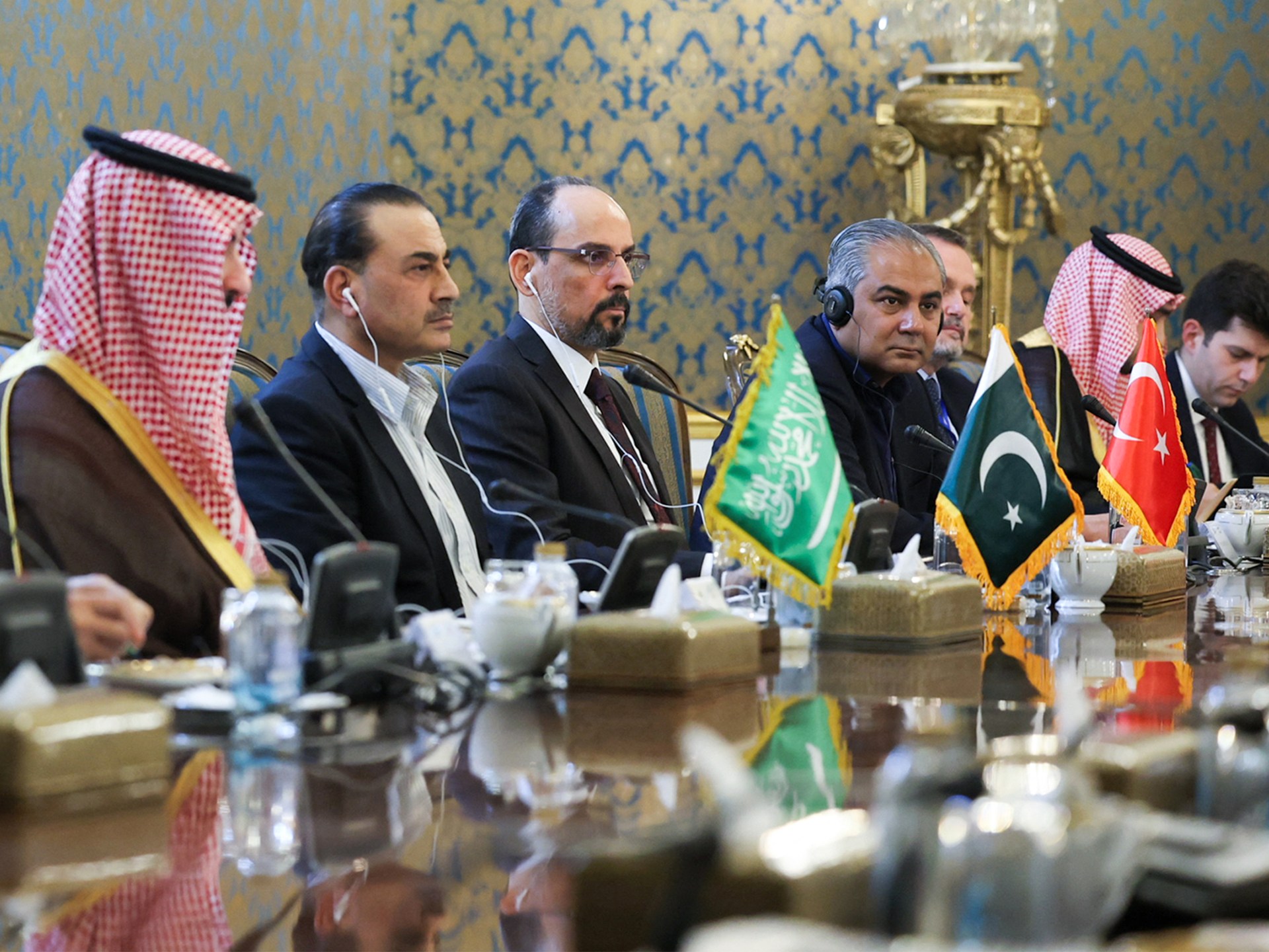 Saudi-led coalition members gather in Tehran for regional talks