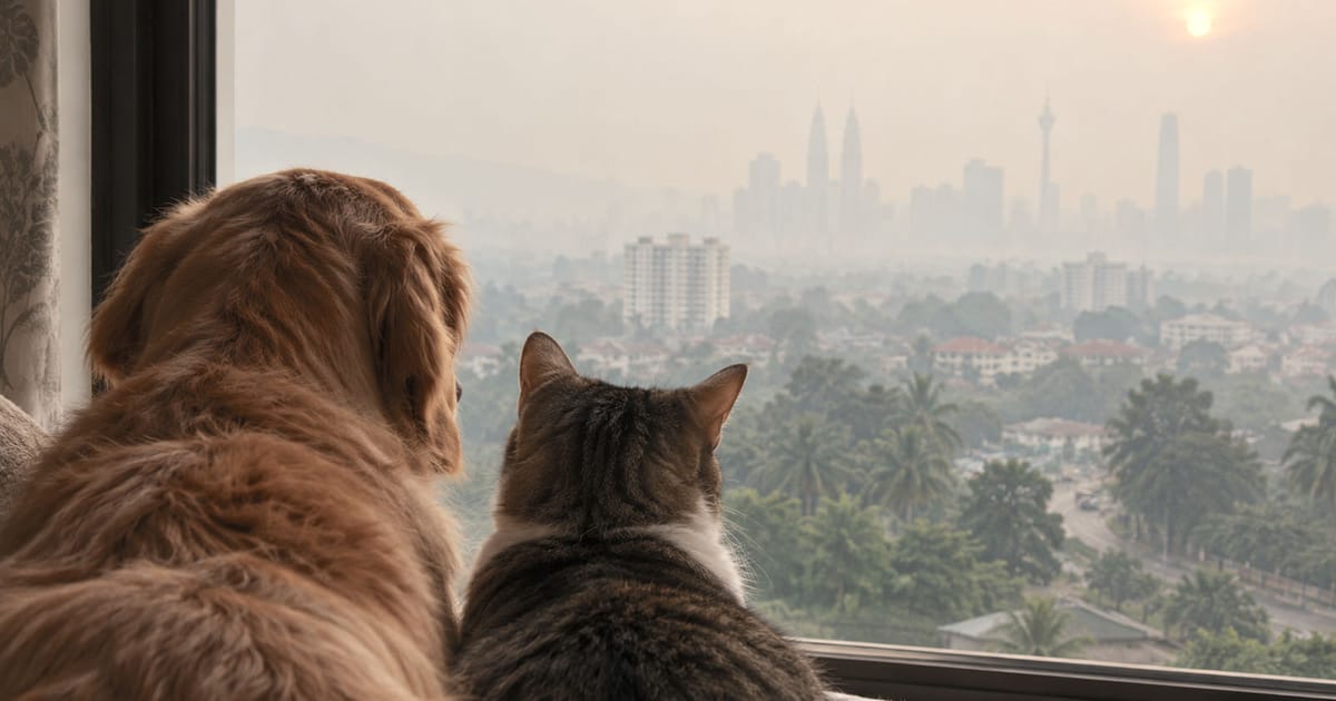 Jerebu Juga Membahayakan Kesihatan Haiwan Peliharaan Anda