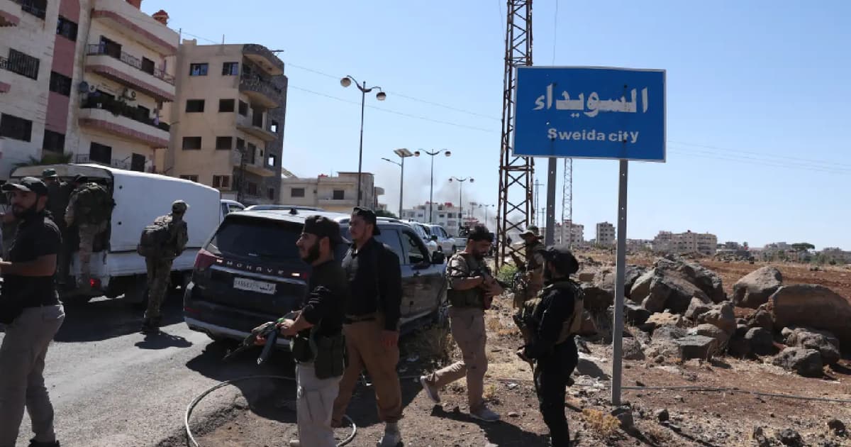 10 anggota keselamatan Syria cedera dalam pertempuran di Sweida