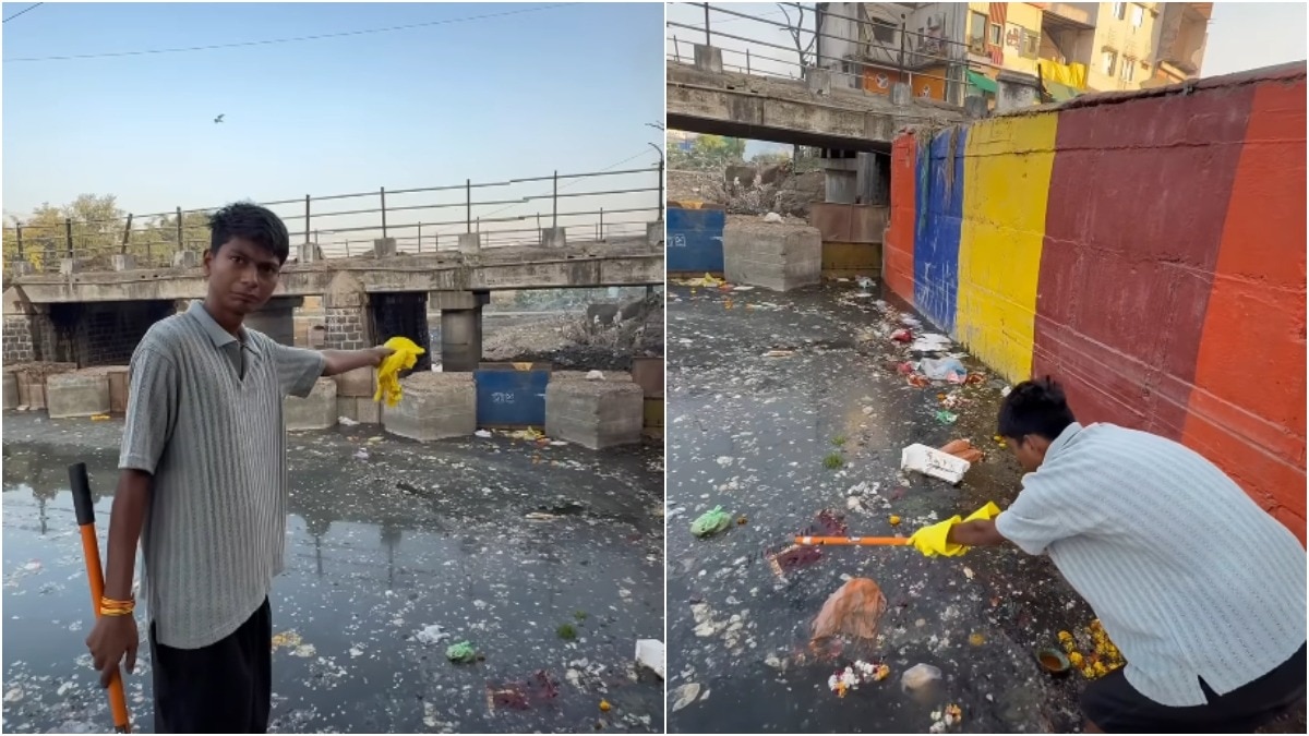 आठ महीने की मेहनत के बाद अजनार नदी फिर गंदी हो गई