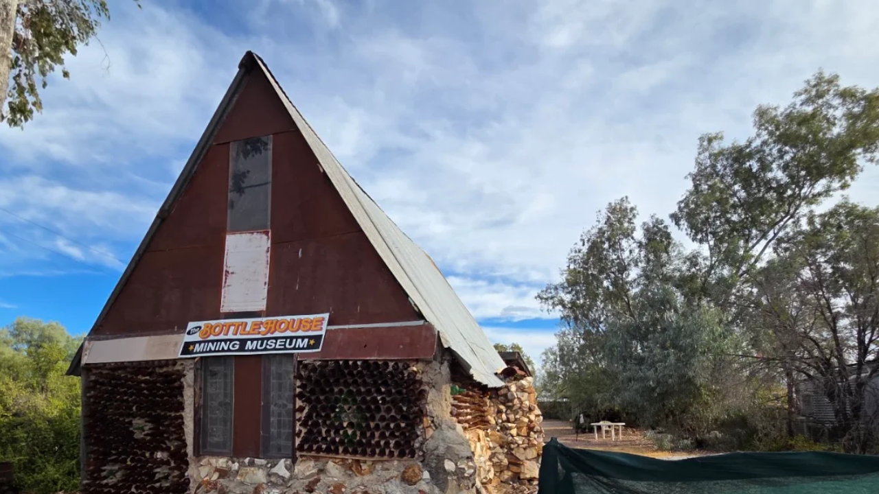 Australian Bottle House from 1967 transforms into thriving mining museum