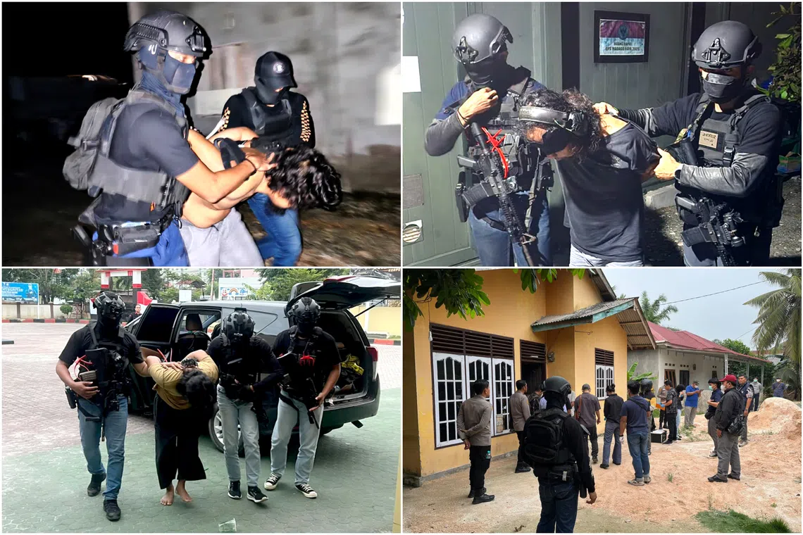 Indonesia detains 11 suspected militants in multi-province security sweep