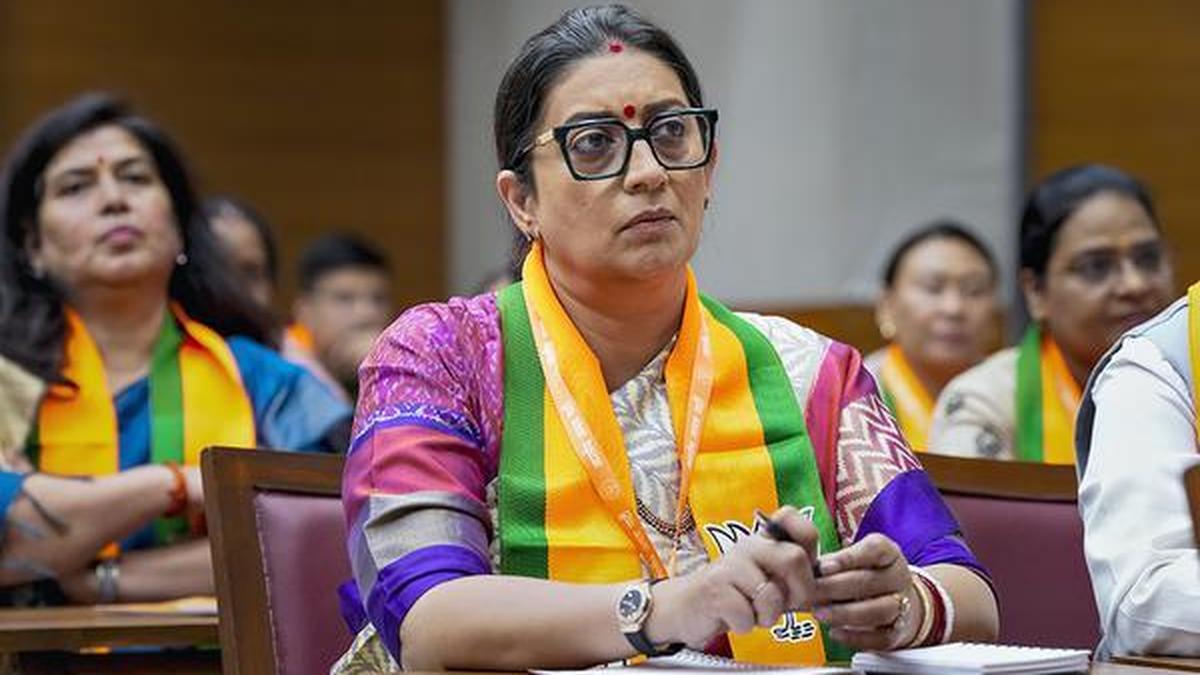 Irani challenges Congress on response to sexual harassment allegations