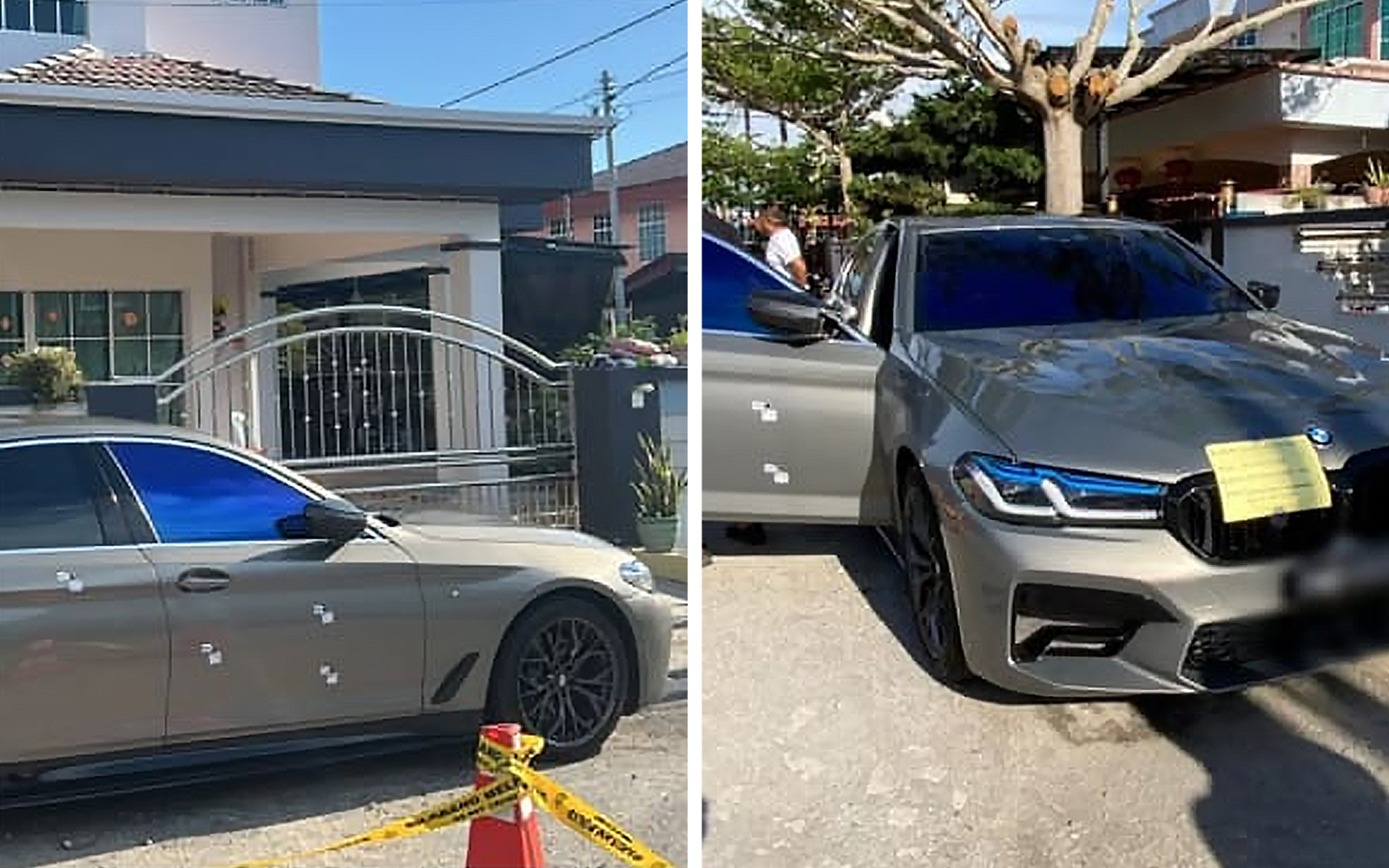 Polis Kejar Suspek Tembakan di Kenderaan BMW di Sitiawan