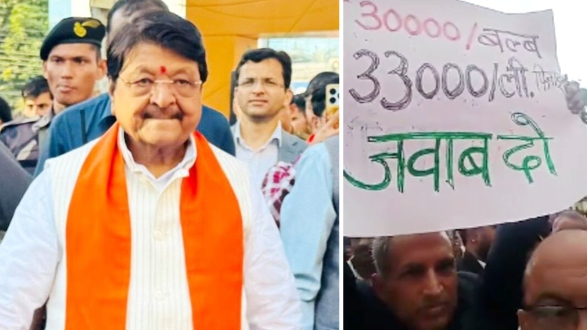 इंदौर में पदयात्रा के दौरान मंत्री विजयवर्गीय ने सक्रियवादी को हिरासत में लेने का निर्देश दिया