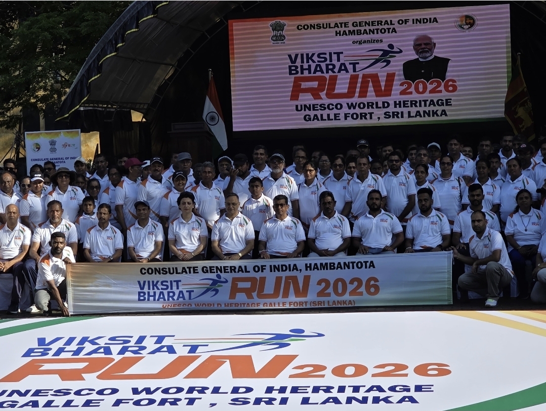 India promotes 'Viksit Bharat 2047' vision with Galle Fort fitness event