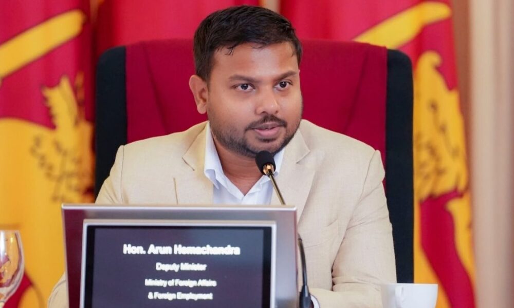 Sri Lankan Deputy Foreign Minister to visit Romania this week