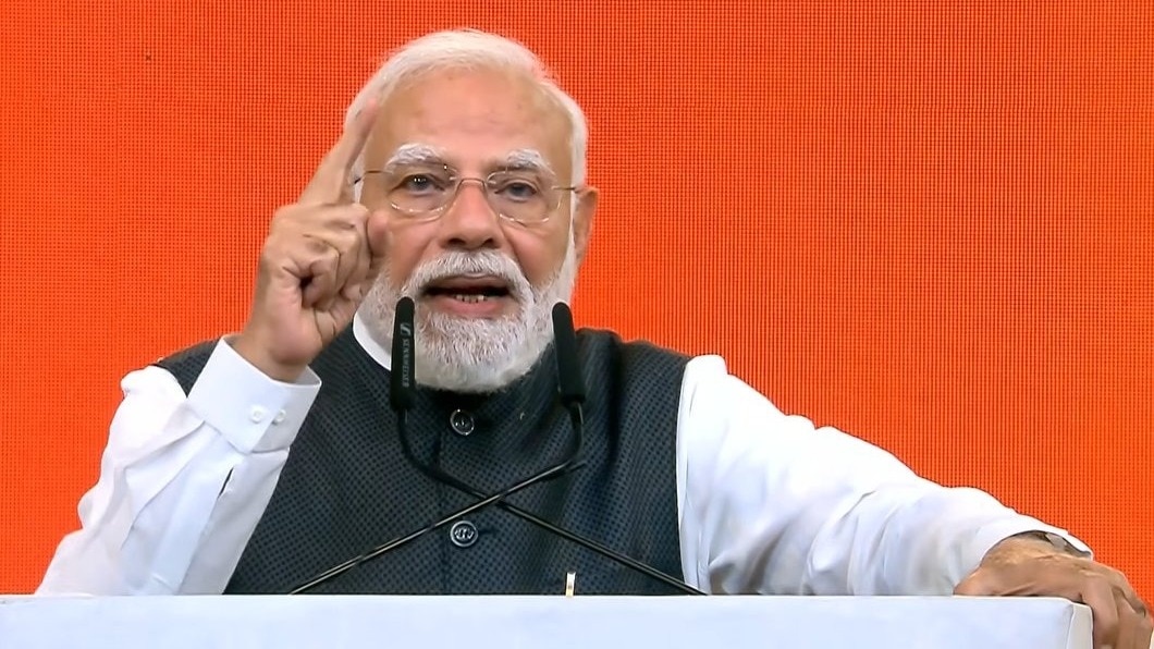 Modi Marks 25 Years in Leadership, Pledges Developed India by 2047