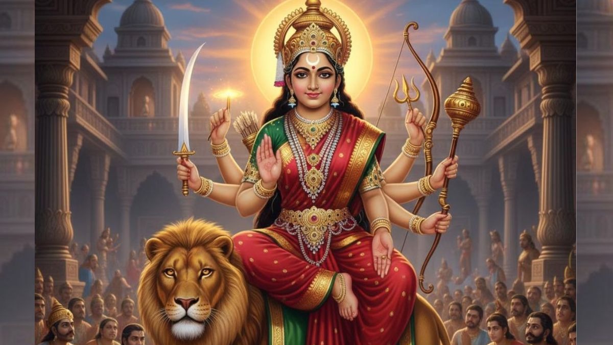Devotees honour Goddess Chandraghanta on third day of Navratri