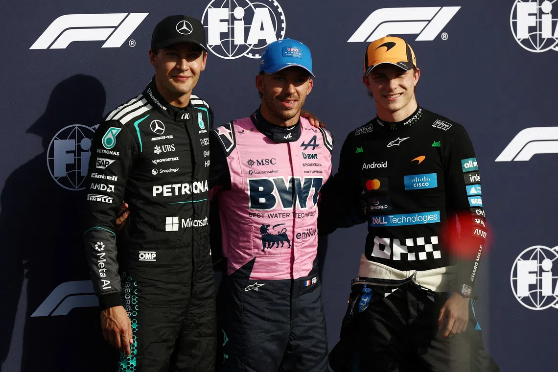 Gasly stuns field with maiden pole at Italian Grand Prix