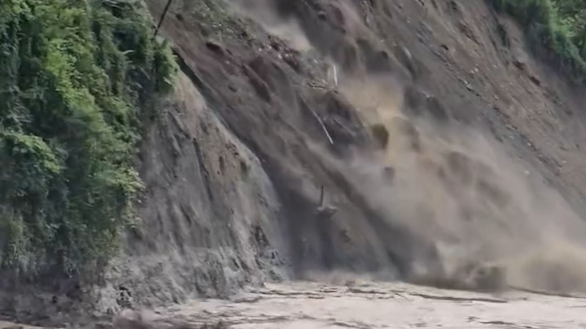 Major Nepal highway collapses days after devastating glacial flood