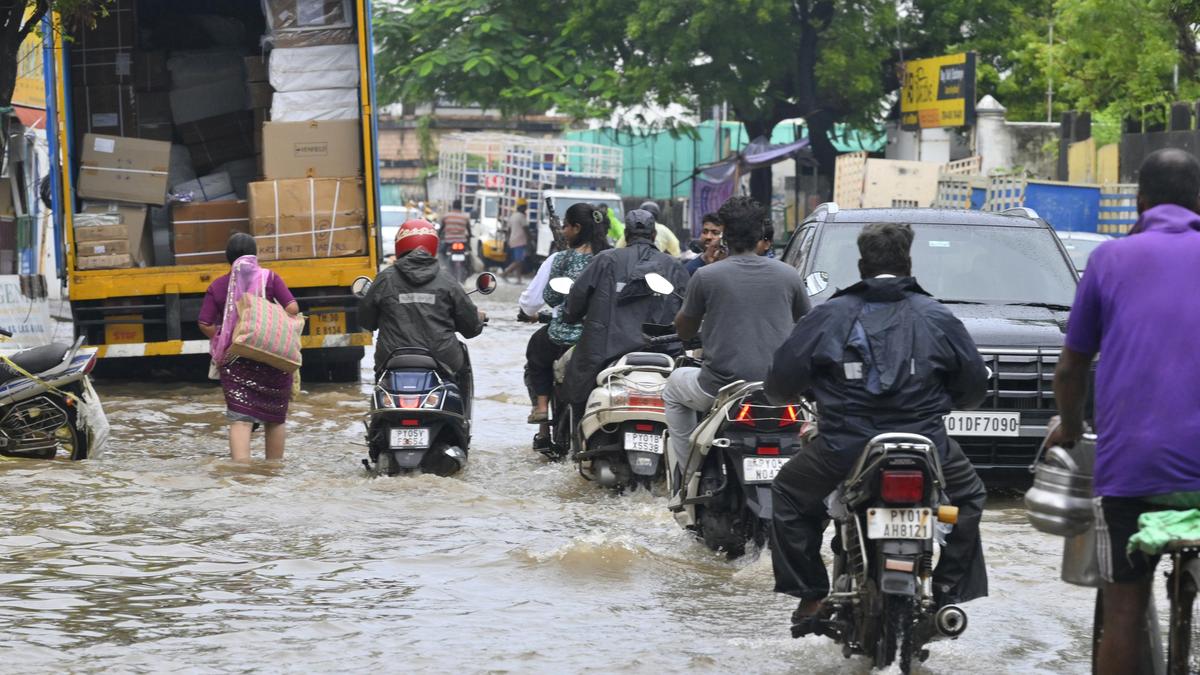 Puducherry braces for rough seas as heavy rainfall sweeps region