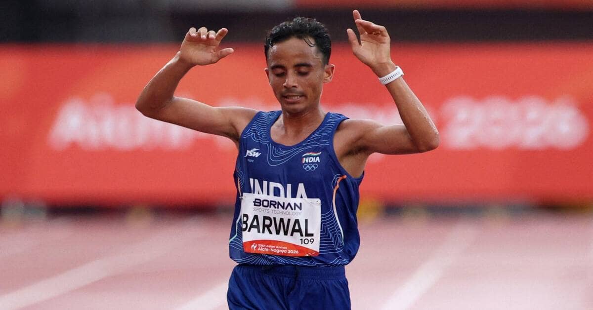 Sawan Barwal claims silver in Asian Games marathon with national record