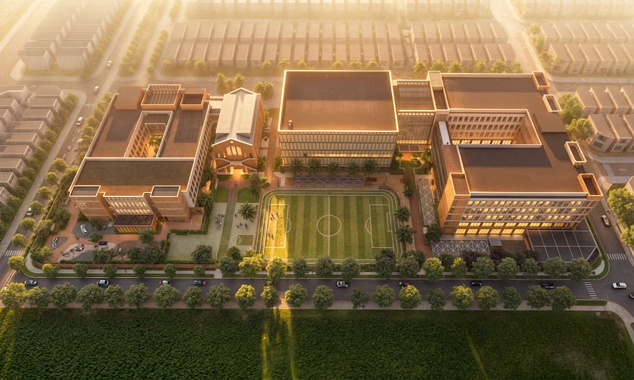 Trường King's College Wimbledon HCMC hoàn thành kết cấu chính