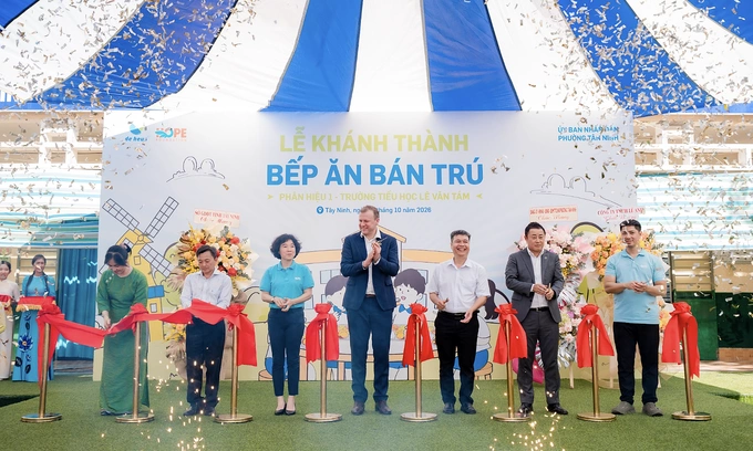 Bếp ăn mới phục vụ hơn 400 học sinh nội trú tại Tây Ninh