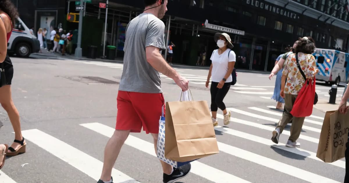 US retail sales surge past forecasts as crude prices hold steady