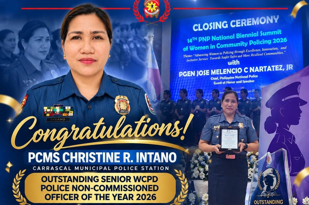Caraga police officer wins national award for women, children protection work