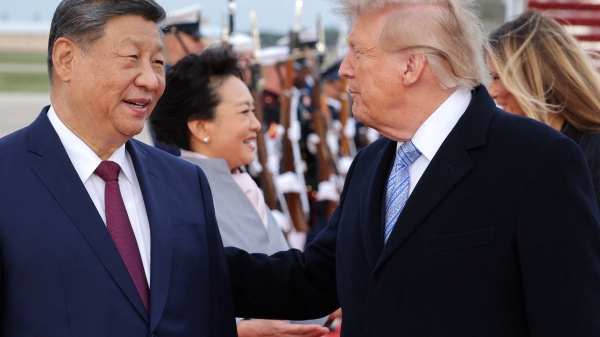 Thousands protest Chinese president's US visit ahead of Trump talks