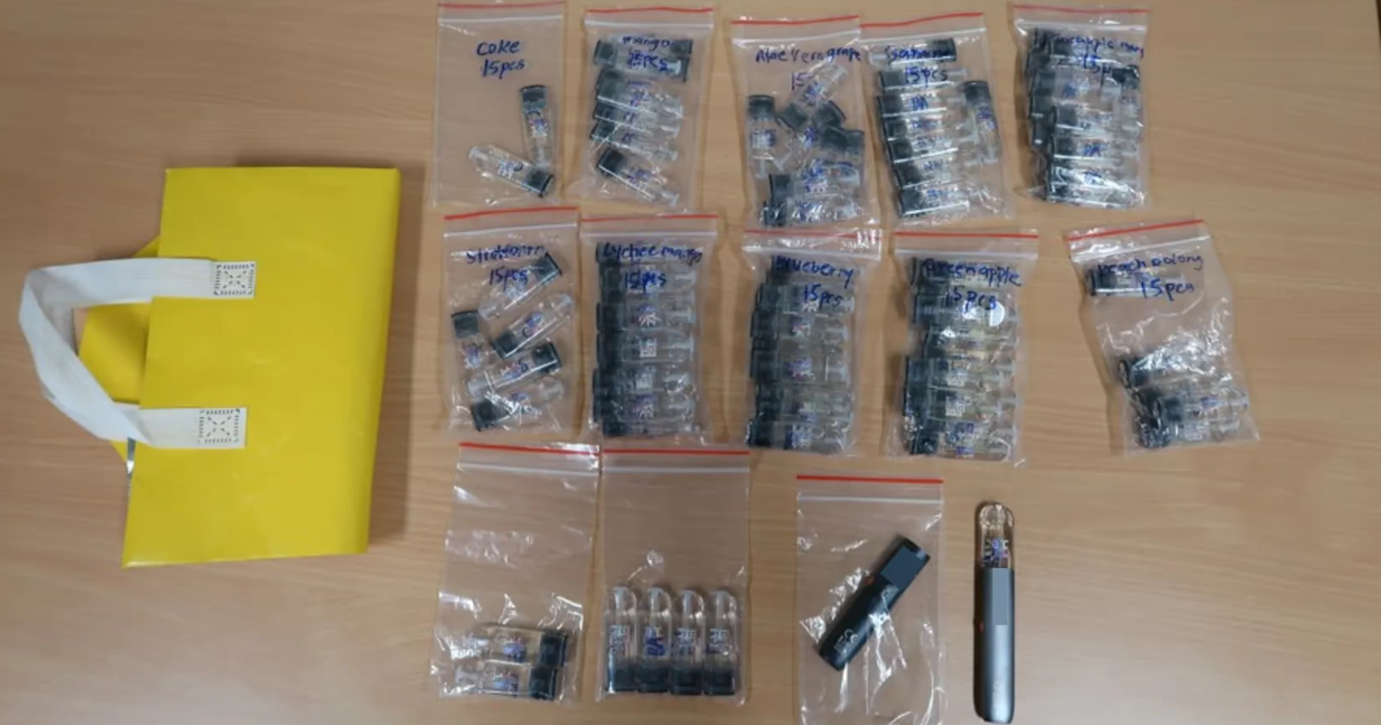 Man charged with vaping product trafficking following traffic accident