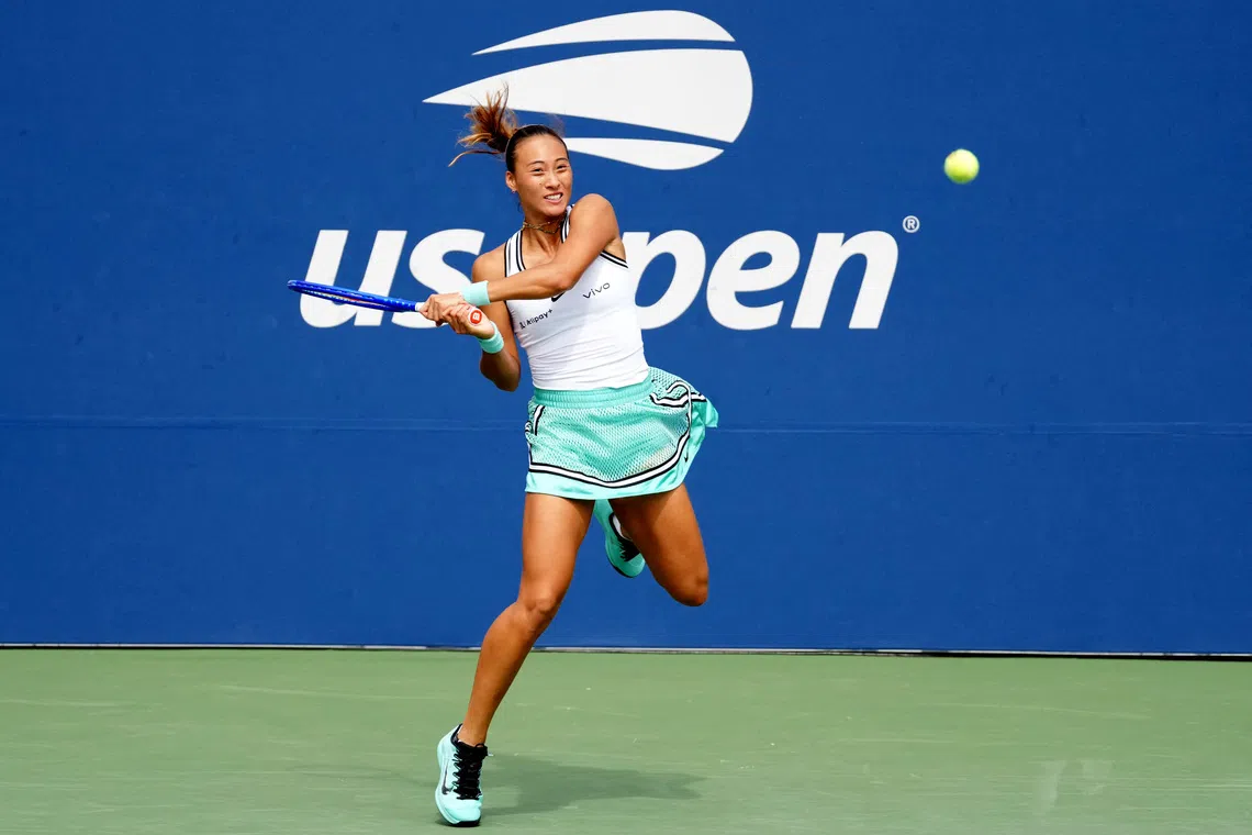 Zheng stages stunning comeback to overcome Keys at US Open