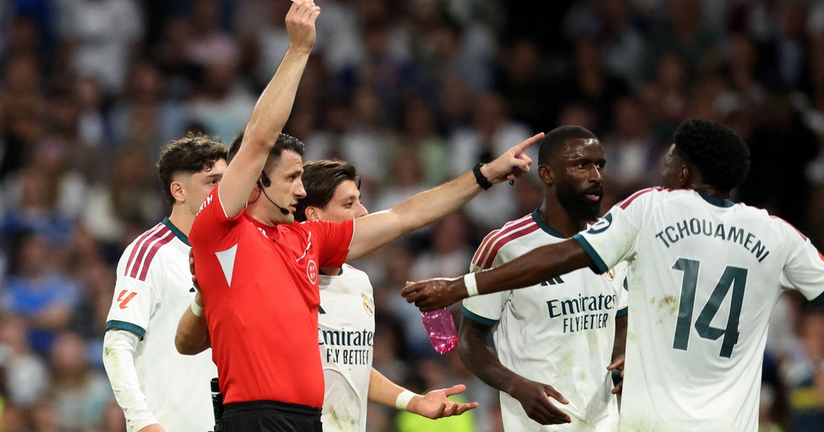 Vinicius apologises after red card incident in Real Madrid victory