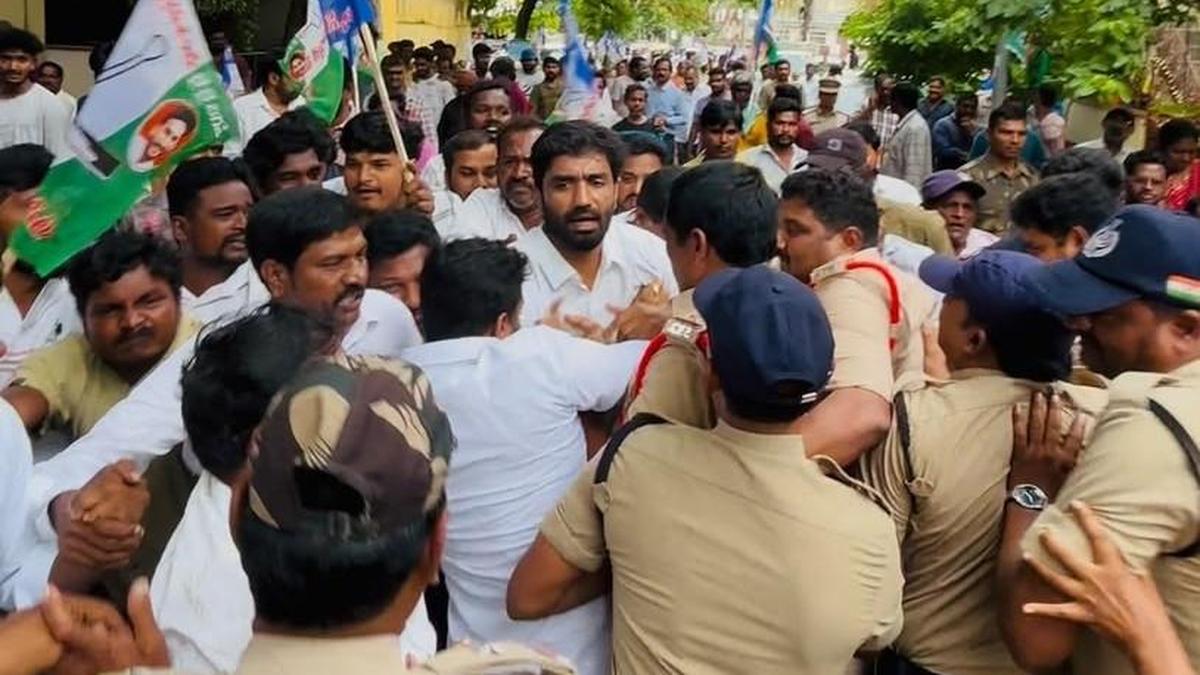 Former MP detained as TDP, YSRCP workers clash in Andhra Pradesh