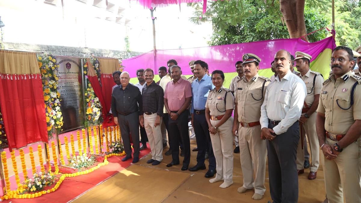 Andhra Pradesh DGP inaugurates police welfare facilities at Mangalagiri