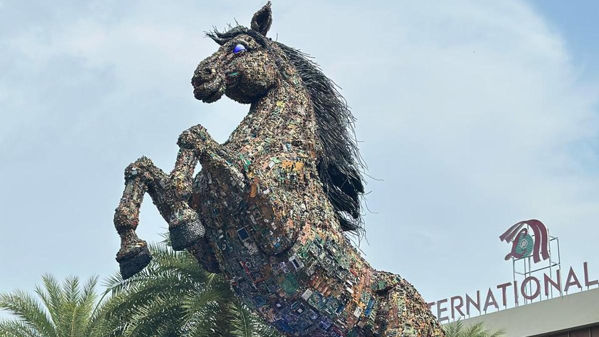 India's First Cyber Trojan Horse Sculpture Debuts at Kochi Security Conference
