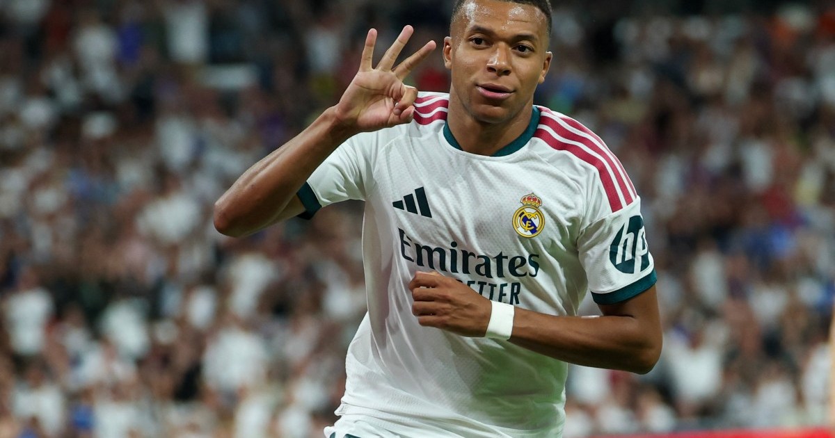Mbappe's hat-trick propels Real Madrid past Sociedad in La Liga