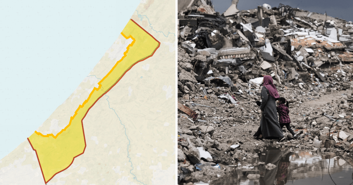 Israel's Gaza 'Yellow Line' restricts Palestinian movement to shrinking territory