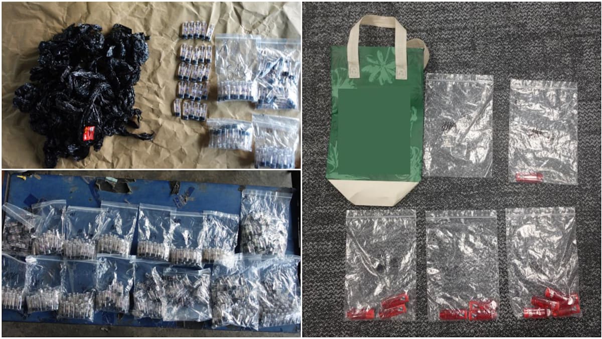 Driver charged after 600 etomidate vape pods seized at Woodlands
